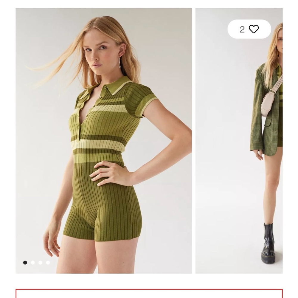 UO Juniper Sweater Romper xs